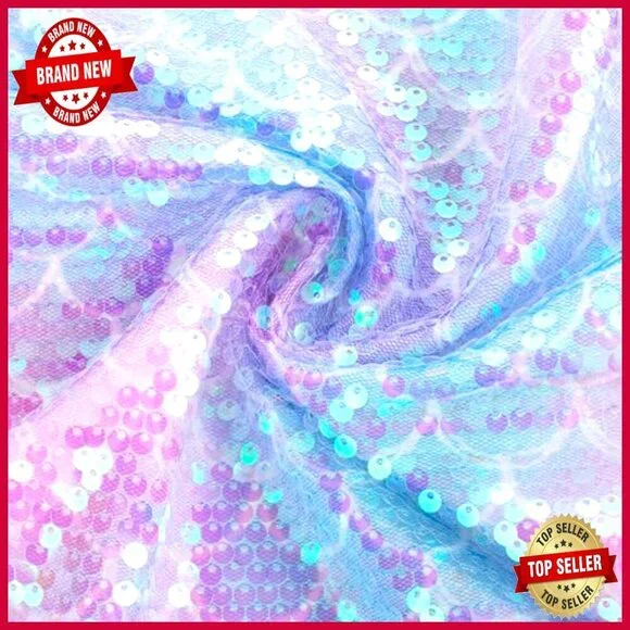 Girls Sequin Bomber Jacket Size 5-14 Polyester Viscose Windproof Zipper - Picture 5 of 7